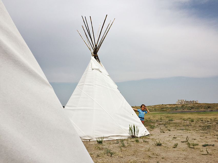 viaggio on the road in famiglia fort laramie