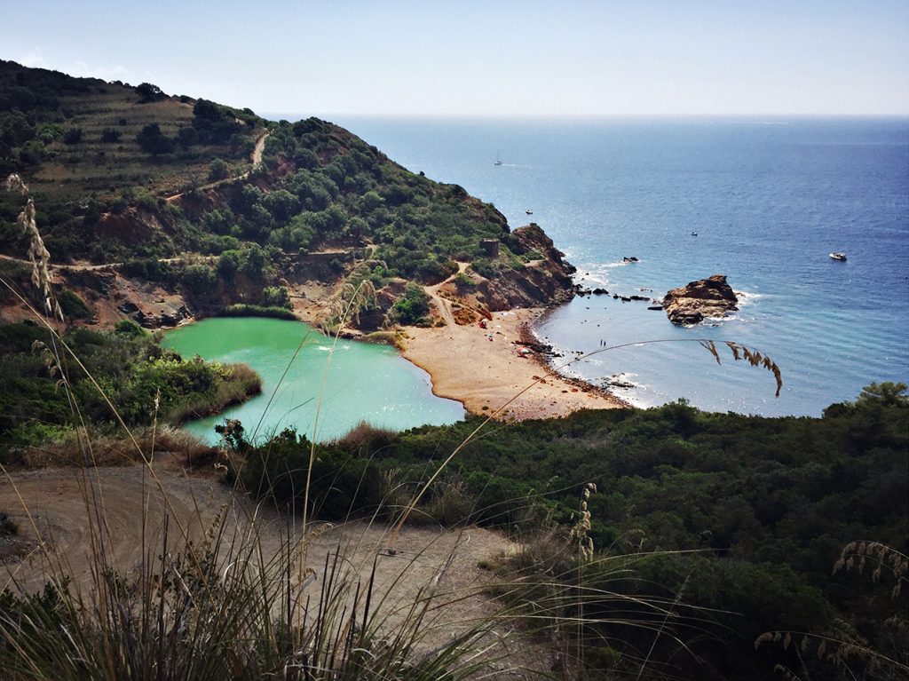 vacanze all'isola d'Elba. Spiaggia di Terre Nere