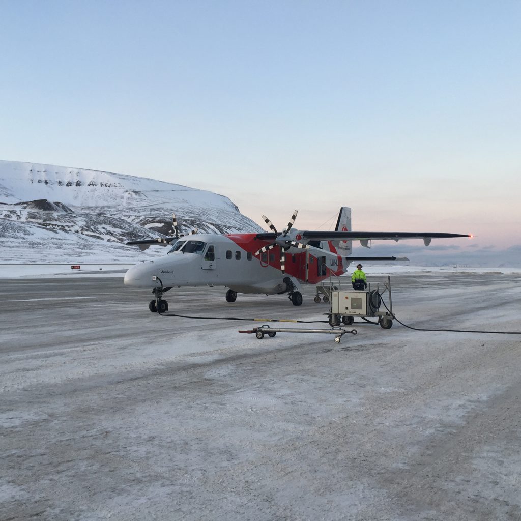 viaggio al polo nord aereo Ny-Alesund