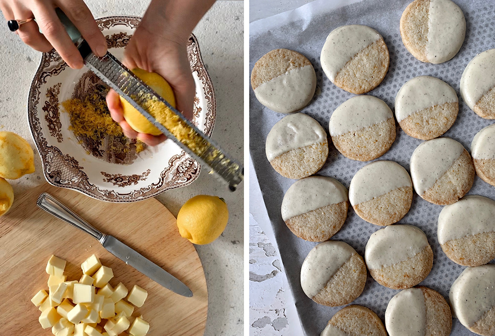 biscotti al cioccolato bianco e limone